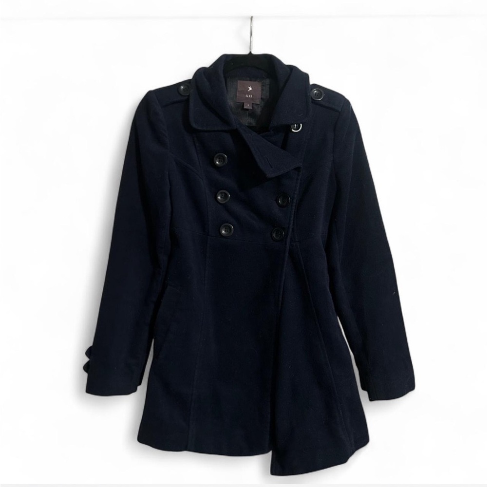 Forever 21 Navy Pea Coat
